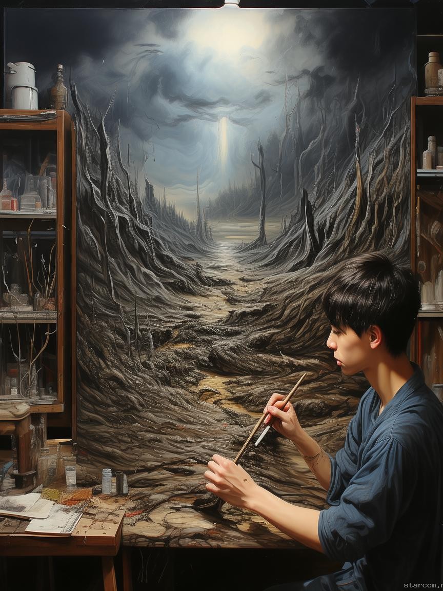 **刘楚昕揭秘：作品名《泥潭》背后的灵感与创作历程**